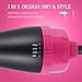 One Step Hair Dryer & Volumizer, Brush Curling Iron Curler Ion Ceramic Rotating Hair Dryer Comb Hair Dryer 110-220V Hair Styling Tool Curly Hair, Styling Comb, Straightening Brush Heating Ceramic Stthumb 4