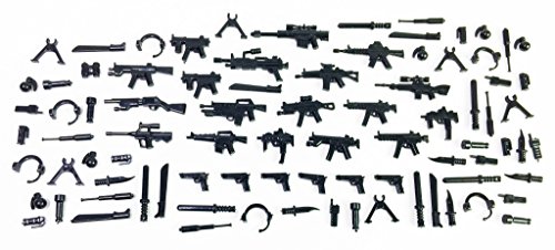 MEGA Pack 86 Weapons - Designed for LEGO and other Minifigures
