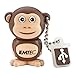 EMTEC Animal Series 4 GB USB 2.0 Flash Drive, Monkey