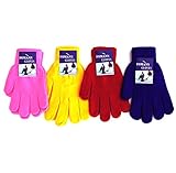 FoMann Kids Magic Gloves Children Knit Gloves Wholesale 12 Pairs(2 to 6 years)