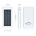 Solar charger Power Bank 24000mah Huge Capacity Portable Charger 3 Output Ports (2A+2A+1A) Backup Battery Pack For iPhone iPad Samsung HTC Cellphones Tablet And More