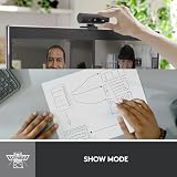 Logitech Brio 500 Full HD Webcam with Auto-Framing Privacy Shutter USB-C view 11