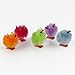 WEWILL Adorable Mini Vibrant Colors Easter Chicks - Box of 12 Party Decoration Easter Egg Bonnet Decoration Plush Chicks 1-Inch (Style 1)