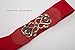 GRACE KARIN Belle Accessories Buckle Style Elastic Waist Belt Womnes Fashion Belt Size L CL0413-2, White (Cl0413-2)