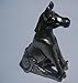 Poker Weight Donkey Figurine Guard Card Cover (Antique Silver)