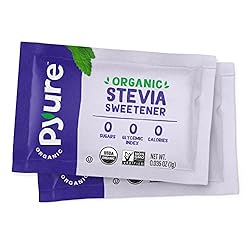 Pyure Organic Stevia Packets | Granulated Sugar