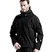 FREE SOLDIER Men's Fleece Lined Softshell Jacket Water Resistant Tactical Jacket