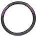 Wishlanlan Four Season Universal Anti-Slip Breathable Leather Car Steering Wheel Cover (Purple)