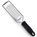 Stainless Steel Cheese Grater, Ergonomic Soft Handle Lemon Ginger Potato Zester with Plastic Cover