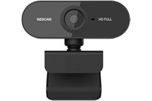 Top 1 Webcam Premium Full HD 1080p com Microfone, USB Plug & Play, Foco Automático – Para PC, Notebook, Zoom, Teams, Meet Skype YouTube Discord e Mais – Ideal para Home Office Reuniões e Videochamadas