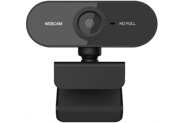 Top 1 Webcam Premium Full HD 1080p com Microfone, USB Plug & Play, Foco Automático – Para PC, Notebook, Zoom, Teams, Meet Skype YouTube Discord e Mais – Ideal para Home Office Reuniões e Videochamadas