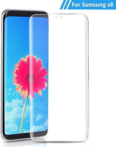 Atill Direct Samsung S8 Screen Protector, Full Coverage Tempered Glass Shatterproof Bubble- Free Film for Samsung Galaxy S8 (5.8in, Transparent)