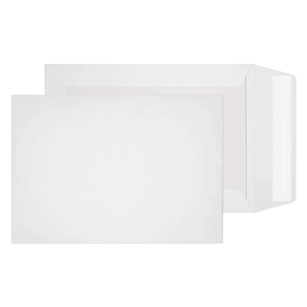 Blake Purely Packaging C5 (A5) 229 x 162 mm Board Back Pocket Peel & Seal Envelopes (5111) White - Pack of 125