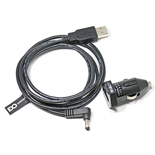 EDO Tech Ultra Compact USB Car Power Adapter and Cable for Sirius XM