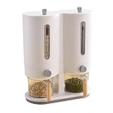Rice Dispenser 11 Lbs, Airtight Dry Food Dispenser