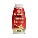 Lakanto Liquid Sweetener Monk Fruit Sweet Drops Zero Calories Vanilla