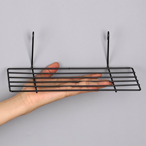 image for ANZOME Straight Shelf, Wall Shelf with Hook, Wire Shelving for Grid Pa