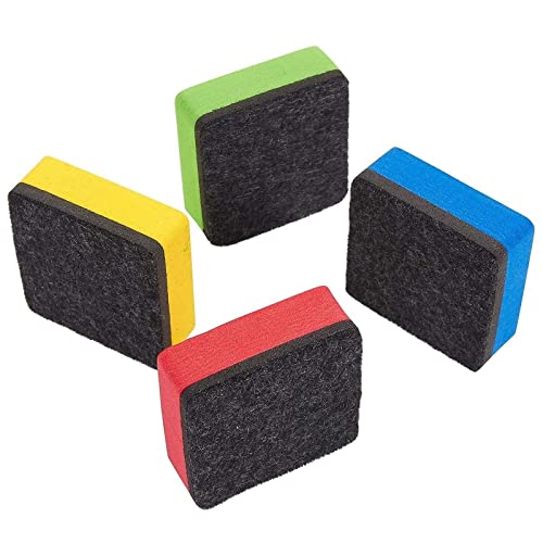 24Pack Small Colorful Square Mini Dry Erase Erasers for