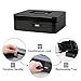 Safe Cash Box With Combination Lock, Decaller Medium Double Layer Cash Box with Money Tray Locking Storage Box, 9 4/5