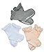 Petescilla Baby Girl Mesh Ruffle Dress Socks Non-Skid 3-pack