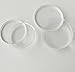 MEYA Set of 20pcs Clear Acrylic Discs, Plexiglass Laser Cut Round Circle 1/8