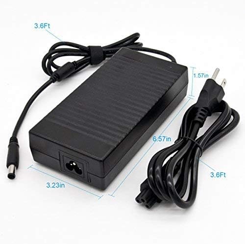 AMERIGUY 180W Dell Alienware Charger, 19.5V 9.23A Charger Power Adapter for Dell Alienware 17 R3/15 R3/15 R2/X51 R2/13/14/M17X