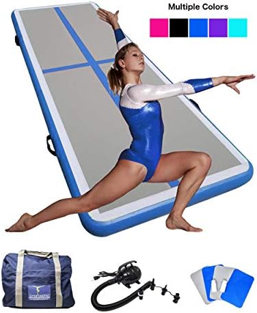Gymtastic Professional Air Track - Inflatable Gymnastics Tumbling Mat - Practice Gymnastics, Cheerleading, Tumbling, Martial Arts