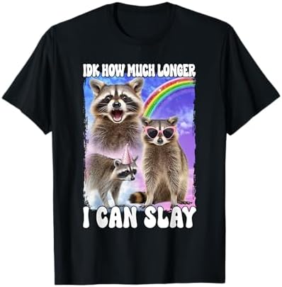 Amazon.com: Unhinged And Feral Raccoon T-Shirt : Clothing, Shoes