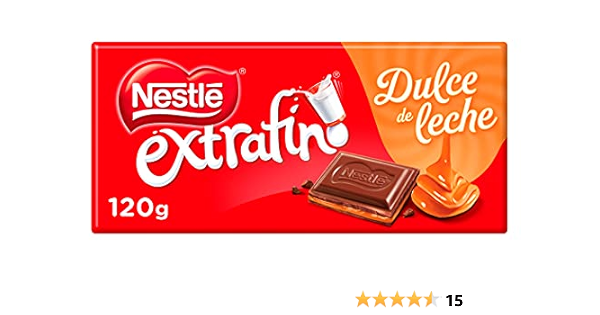 Nestlé Extrafino Tableta de Chocolate con Leche Relleno de ...