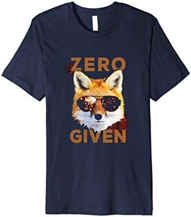 Mens Zero Fox Given - Funny T-shirt Colorful [Premium] XL Navy