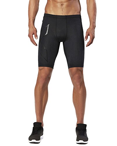 2XU Men's Elite MCS Compression Shorts, Black/Nero, Small