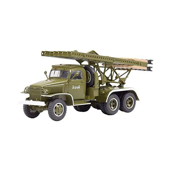 XHH Panzermodell Militärisches Panzermodell, Katyusha-Raketenwerfer im Maßstab 1:43, Modell aus UDSSR-Legierung…