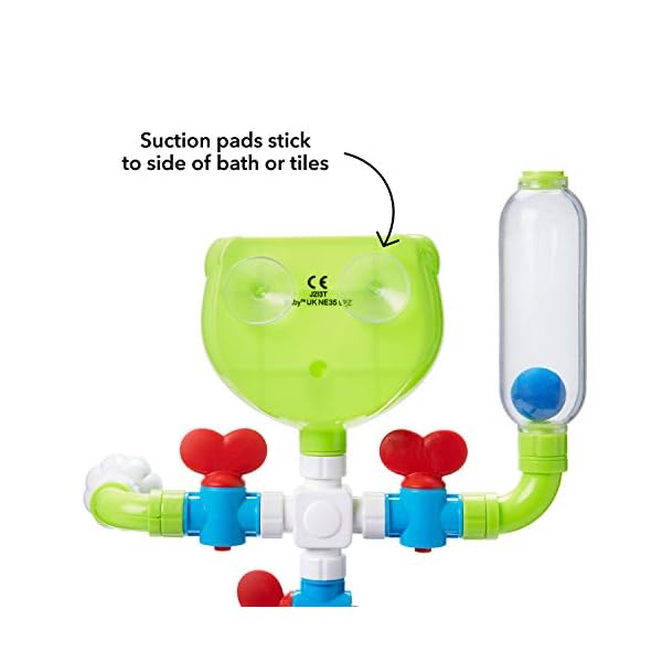 Nuby Wacky Water Works Pipes Bath Toy for 3 Year Olds