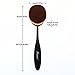 Kingstar Oval Makeup Brush Cosmetic Foundation Cream Powder Blush Makeup Tool(Black)