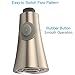Angle Simple Kitchen Faucet Head Replacement, Sink Sprayer Attachment, Stream and Spray Mode, Brushed Nickel