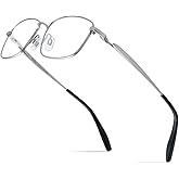 FONEX Pure Titanium Glasses Frame Men Square Eyeglasses Optical Eyewear F85755