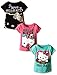 Hello Kitty Little Girls' Toddler Value Pack T-Shirts, Black/Rose/Green, 3T