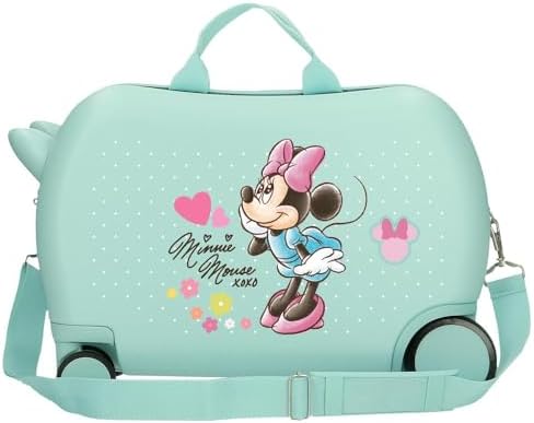 Joumma Disney Minnie Imagine Valise pour Enfant Bleu 45 x 31 x 20 cm Rigide ABS 24,6 L 1,8 kg 2 Roues Bagage Main, Bleu, Valise pour Enfant