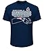 NFL New England Patriots Men's Super Bowl LI Champion Profile Tee, XX-Large, Athletic Navy