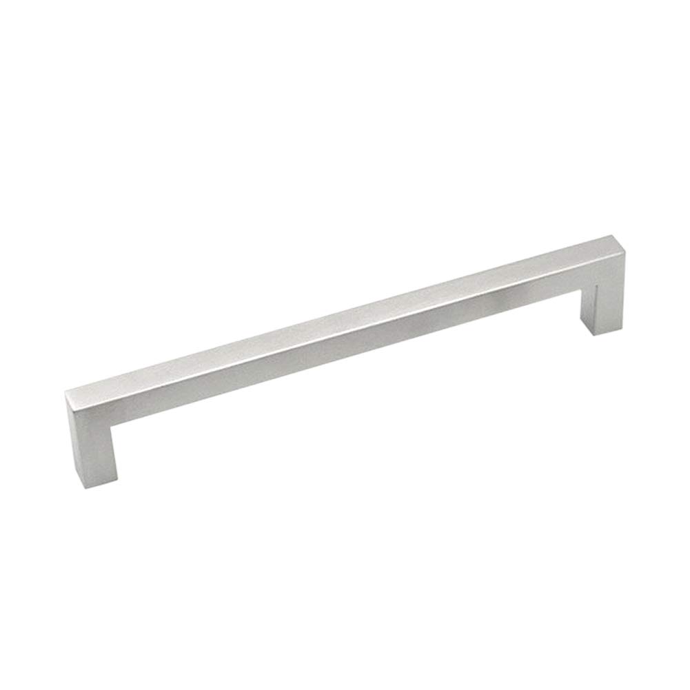 BOZONLI Silver Stainless Steel Cupboard Handle, Kitchen Door Handles Cabinet Drawer Knobs and Pulls, 192mm, 2 Pack