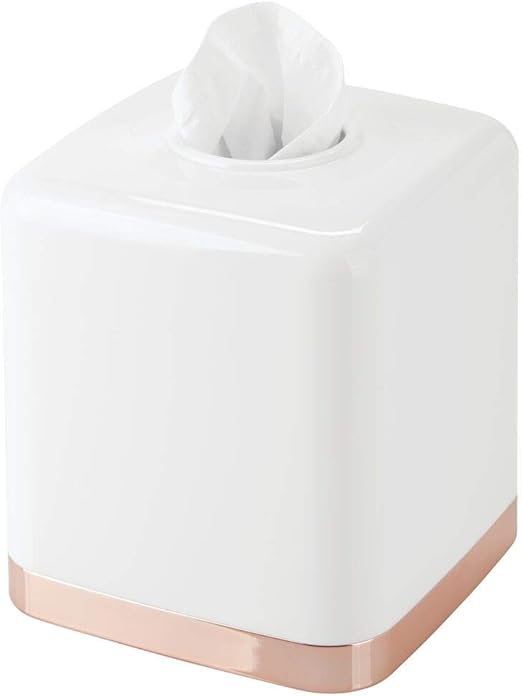 mDesign Dispensador de pañuelos – Práctica caja de pañuelos de plástico
