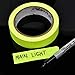 Gaffer Power Labeling Tape | Fluorescent Yellow | Clean Removable Adhesive Tape | Console Tape for Light Control Board, DJ Mixing Board, Audio Mixer | 1In x20Yds