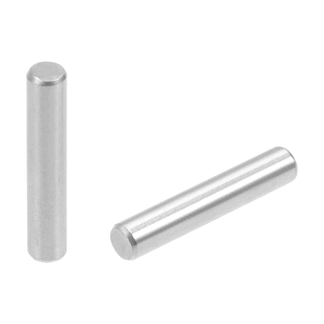 TOP-VIGOR 50Pcs 3mm x 16mm Dowel Pins Shelf Support Pegs, 304 Stainless Steel Cylindrical Shelf Support Pin Fasten Elements Silver Tone