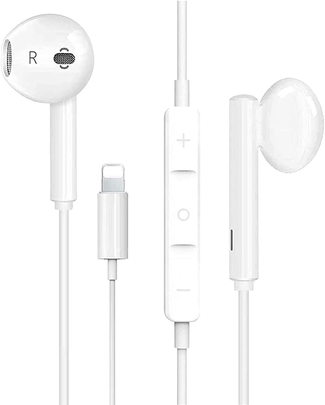 Earbuds Headphones Wired Headphones Earphones with Microphone and Volume Control, Compatible with iPhone Xs/XR/XS Max/iPhone 7/7plus 8/8plus /11/12/pro/se