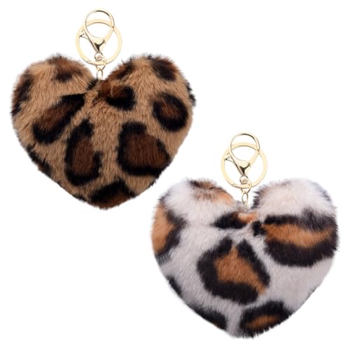 Leopard Print Keychain Accessories Y2k Keychains for Women Girls… at Amazon