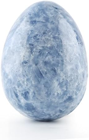 Crystal Allies Gallery: Blue Calcite Crystal Egg - 1lb to 2lb