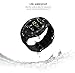 FATMOON Smart Watch Phone, Bluetooth Unlocked Watch Cell Phone with 1.54 Inch Screen GSM 2G for Android iPhone,Samsung Galaxy Note series,Nexcus,HTC etc (Black)