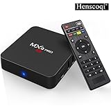 Henscoqi MXQ PRO 4K Android TV Box Quad Core Amlogic Set Top Box WiFi 1G 8G Memory