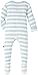KicKee Pants Baby Essentials Print Footie, Pond Stripe, Newborn