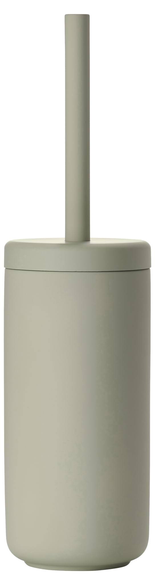 Zone Denmark Ume Toilet Brush, Toilet Brush in Beautiful Danish Design, Made of Stoneware with Soft Touch Coating, Diameter 10 cm, Height 38.7 cm, Eucalyptus
